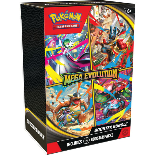 Pokémon TCG: Mega Evolution-Phantasmal Flames Booster Bundle (6 Packs)