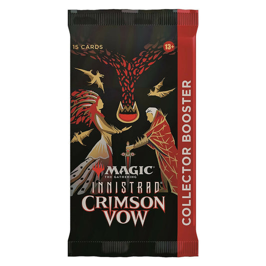 Magic The Gathering - Crimson Vow Collector Booster Single Pack